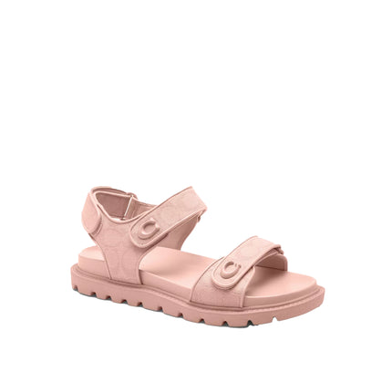 Coach Women's Brynn Sandal In Signature Canvas Candy Pink
