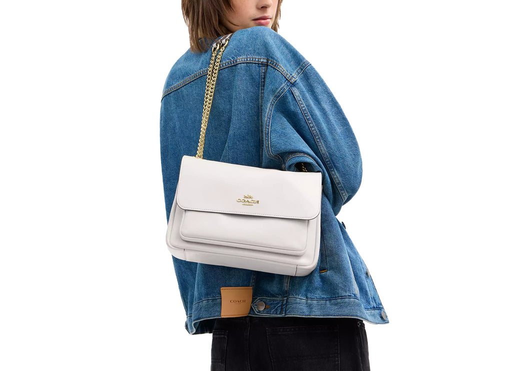 Coach Women's Elodie Crossbody Bag Gold/Chalk