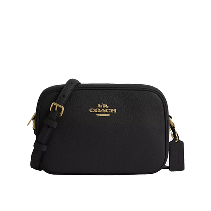 Coach Women's Jamie Camera Bag Pebbled Leather/Gold/Black