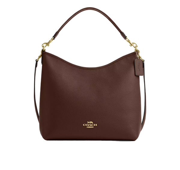 Coach Women's Laurel Large Shoulder Bag Gold/Maple