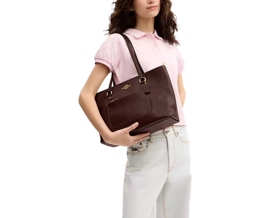 Coach Women's Station Tote Bag Gold/Maple