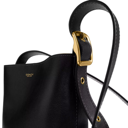 Coach Women's  Bleecker Bucket Bag 21 Brass/Black