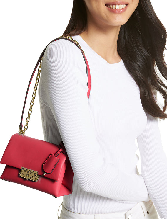 Michael Kors Women's Cece Small Shoulder Bag Bright Red