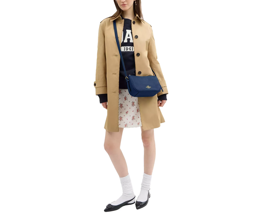 Coach Women's Kailey Shoulder Bag Gold/Deep Blue