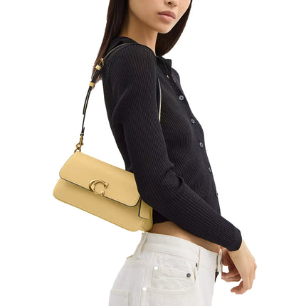 Coach Women's Jet Shoulder Bag Brass/Vanilla