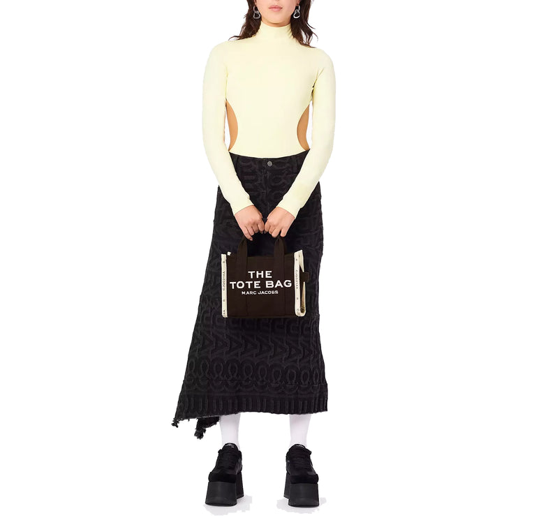 Marc Jacobs Women's The Jacquard Small Tote Bag Black - Hemen Kargoda