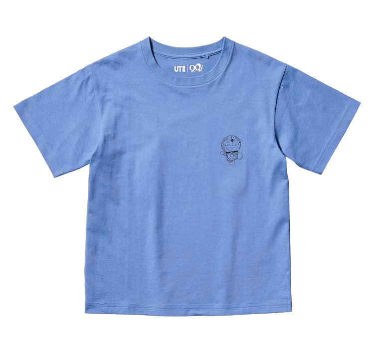 Uniqlo Kid's Fujiko-F-Fujio 90th UT Short Sleeve T-Shirt 63 Blue
