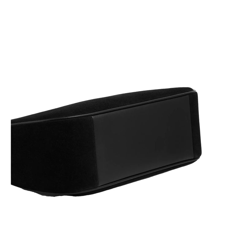 Coach Women's Teri Hobo Bag With Cherry Charm Suede Black/Silver