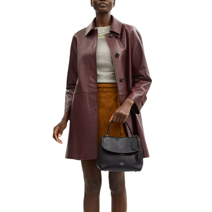 Coach Women's Emory Top Handle Bag Gunmetal/Black