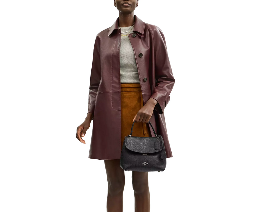 Coach Women's Emory Top Handle Bag Gunmetal/Black