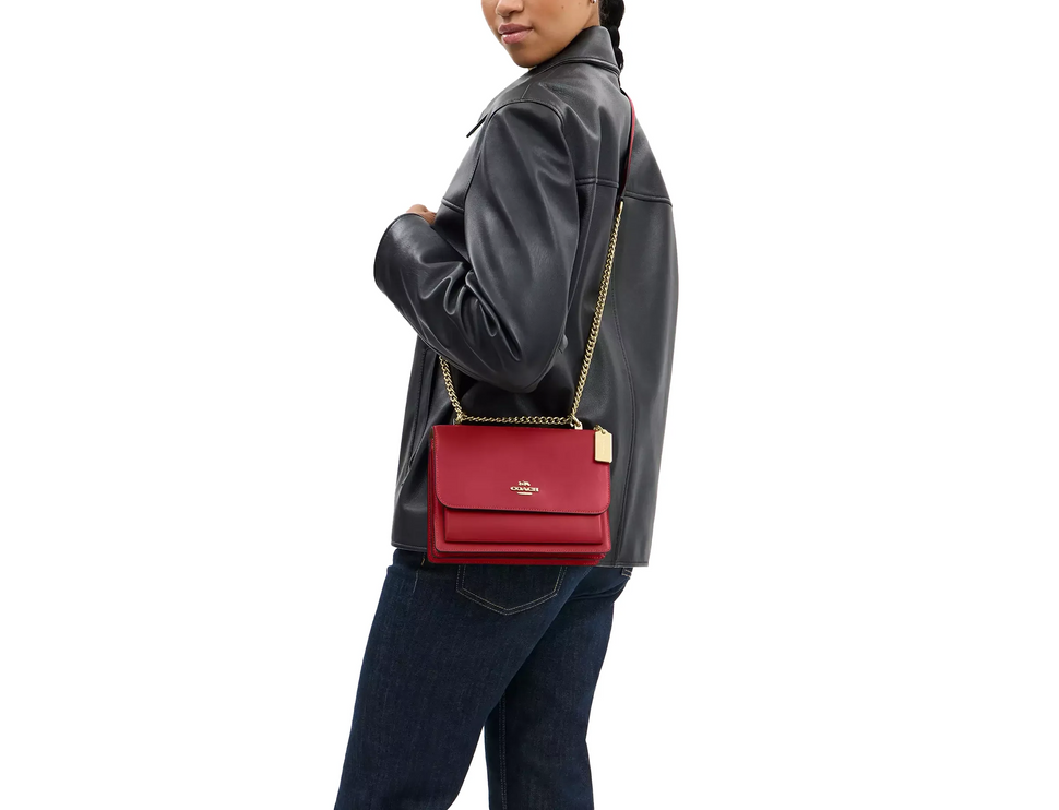 Coach Women's Klare Crossbody Bag Gold/True Red