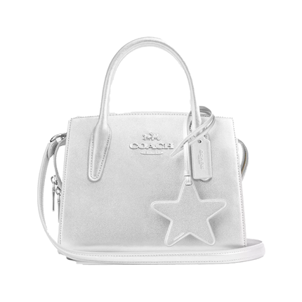 Coach Women's Andrea Carryall Bag Silver/Light Silver