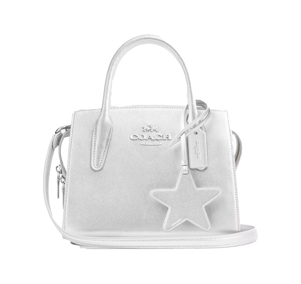 Coach Women's Andrea Carryall Bag Silver/Light Silver