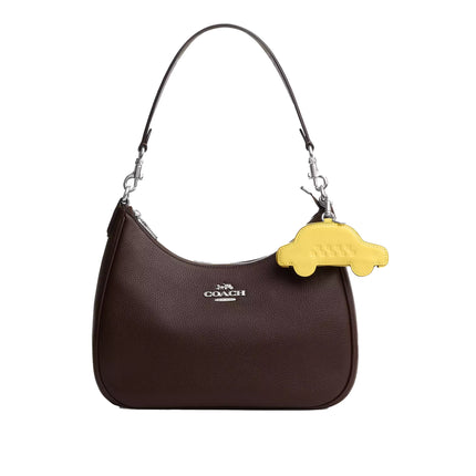 Coach Women's Taxi Bag Charm Silver/Yellow