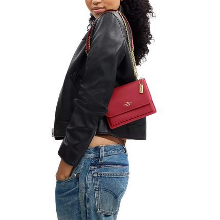 Coach Women's Mini Klare Crossbody Bag Gold/True Red