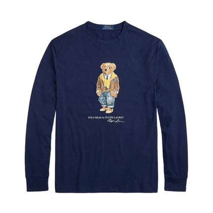Polo Ralph Lauren Men's Classic Fit Polo Bear Jersey T-Shirt Newport Navy/Hudson Valley