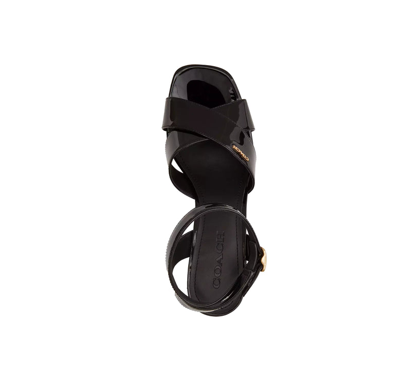 Coach Women's Block Heel Sandal Black