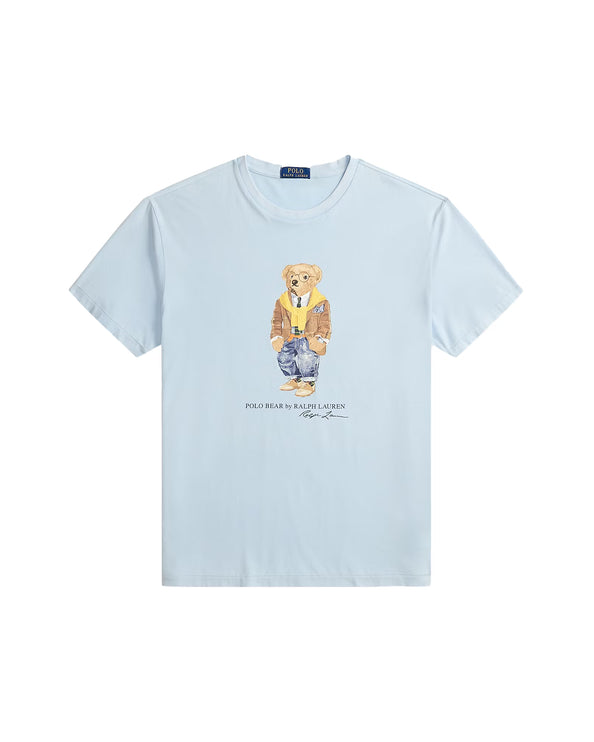 Polo Ralph Lauren Men's Classic Fit Polo Bear Jersey T-Shirt Southport Blue/Hudson Valley Bear