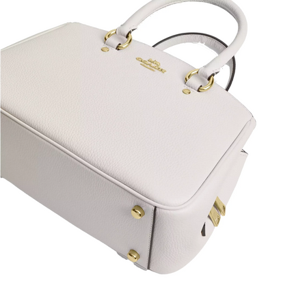 Coach Women's Savannah Small Carryall Bag Gold/Chalk