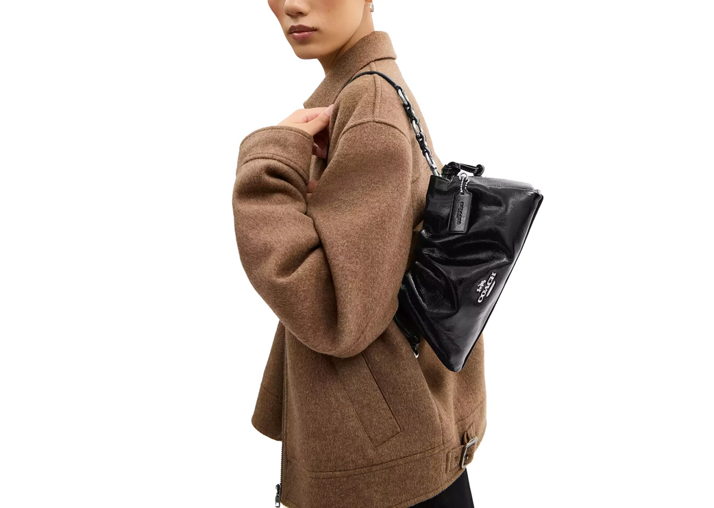 Coach Women's Faye Shoulder Bag Silver/Black