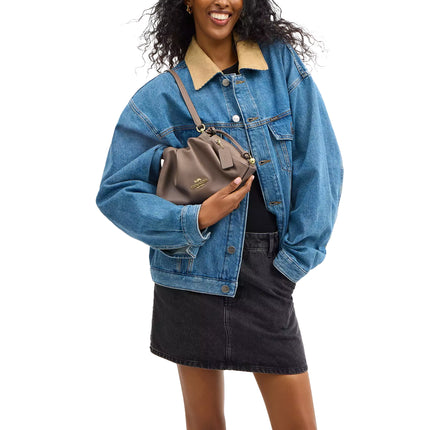 Coach Women's Faye Shoulder Bag Gold/Dark Stone