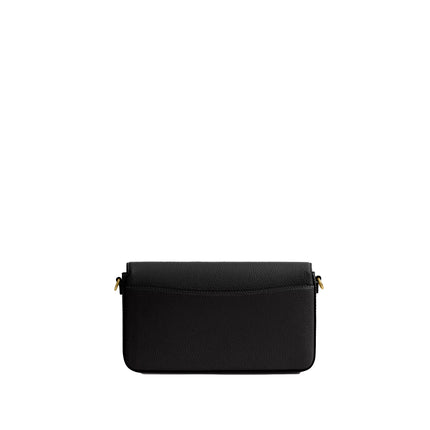 Coach Women's Mila Crossbody Bag With Signature Canvas Brass/Black