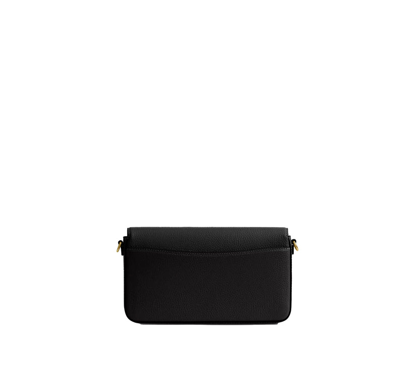 Coach Women's Mila Crossbody Bag With Signature Canvas Brass/Black