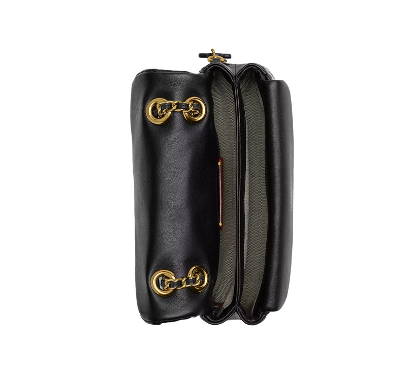 Coach Women's Tabby Shoulder Bag 20 With Pillow Quilting Brass/Black