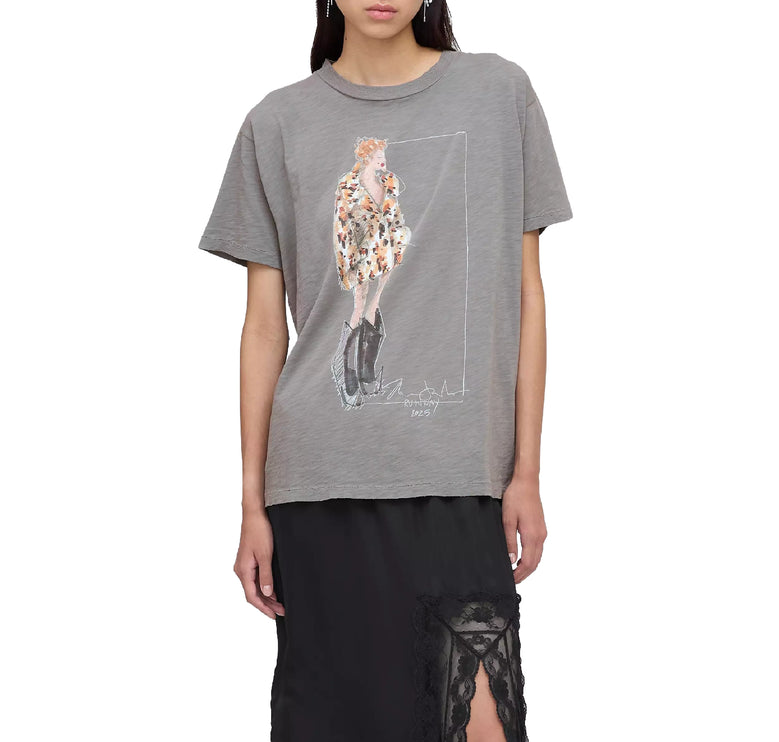 Marc Jacobs Women's Look 22 Oversized Tee Gray