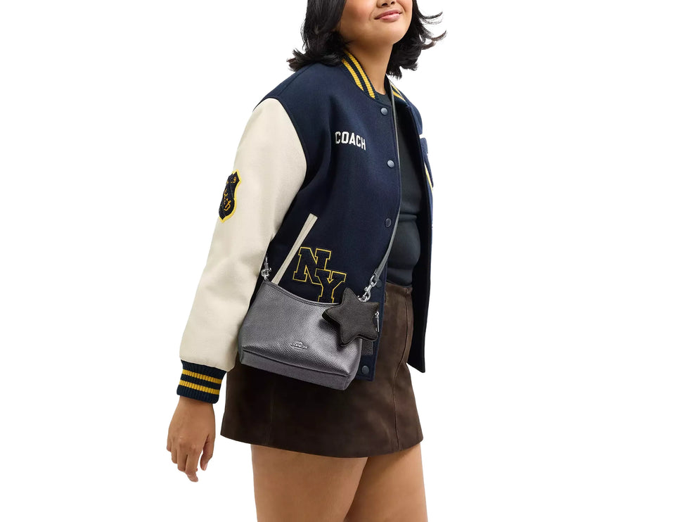 Coach Women's Laurel Small Shoulder Bag With Star Charm Silver