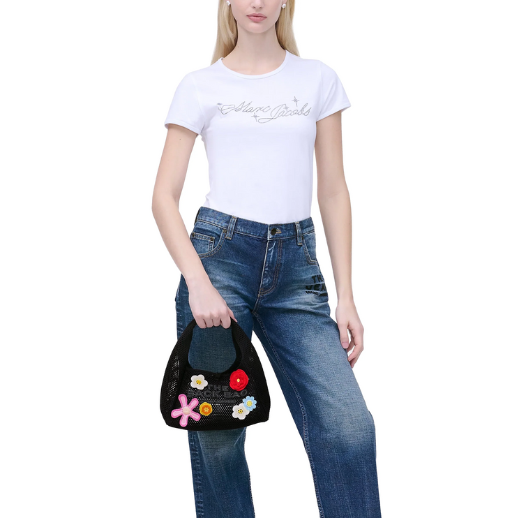 Marc Jacobs Women's The Daisy Crochet Mini Sack Bag Black