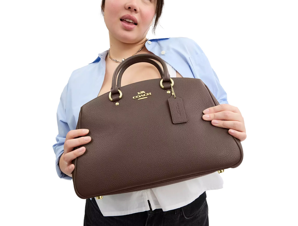 Coach Women's Savannah Carryall Bag Gold/Dark Stone