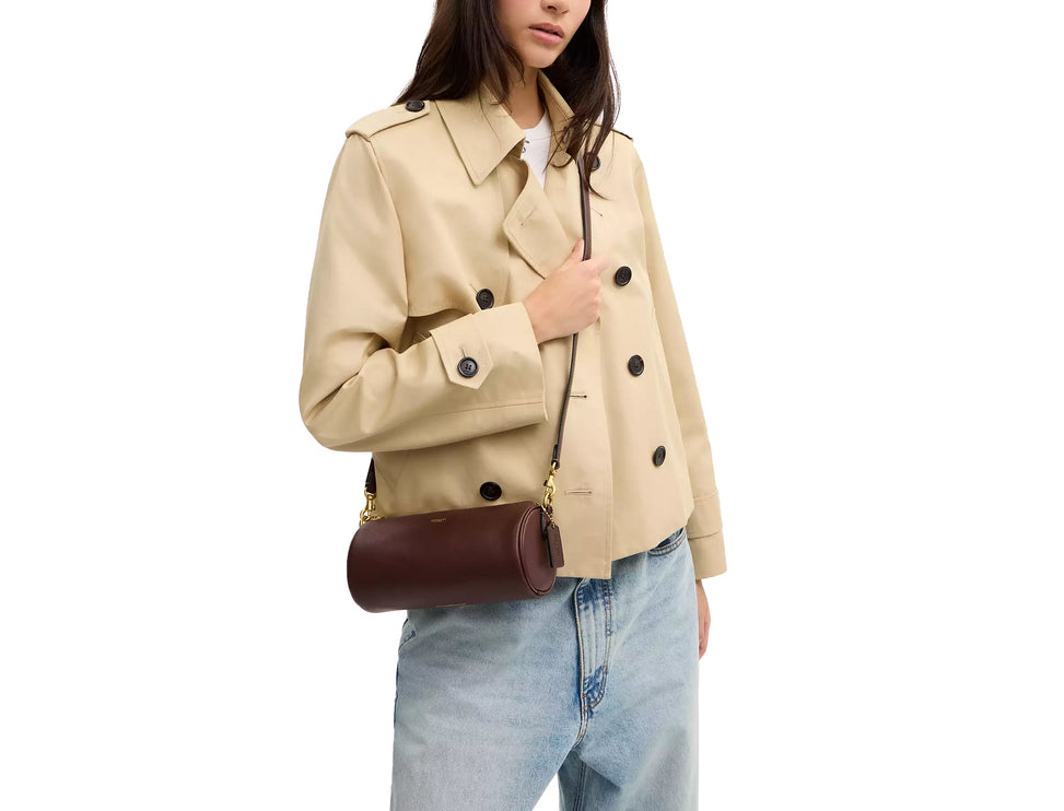 Coach Women's Barrel Bag Brass/Maple