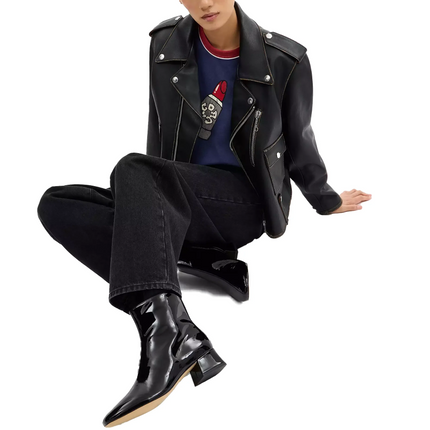 Coach Women's Block Heel Bootie Black