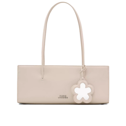 Marc Jacobs Women's The Glam Mirror Satchel Bag Cotton White