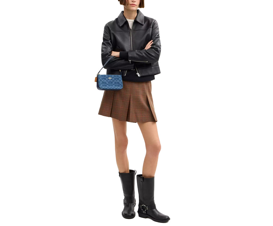 Coach Women's Nolita 19 In Signature Denim Gold/Indigo