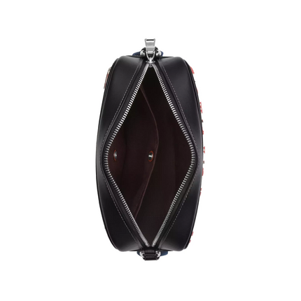 Coach Women's Jamie Camera Bag With Floral Print Silver/Chalk/Black Multi