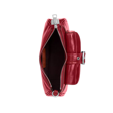 Coach Women's Ashton Mini Shoulder Bag Red/Silver