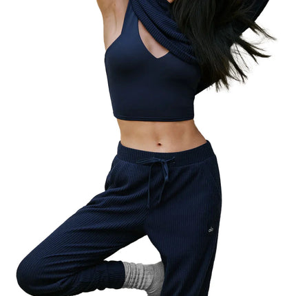 alo Women's Muse Sweatpant - Navy