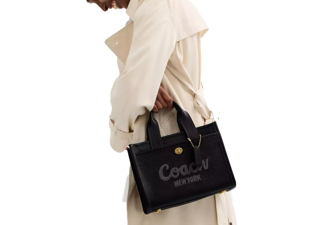 Coach Women's Cargo Tote Bag 26 Brass/Black