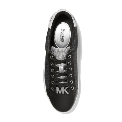 Michael Kors Women's Poppy Color Block Logo Sneaker Black - Hemen Kargoda