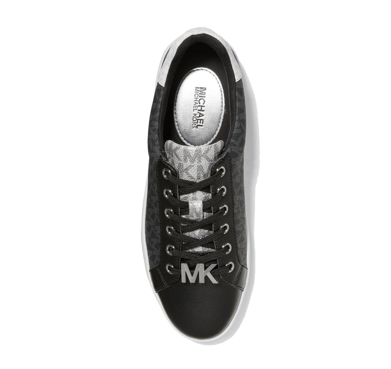 Michael Kors Women's Poppy Color Block Logo Sneaker Black - Hemen Kargoda