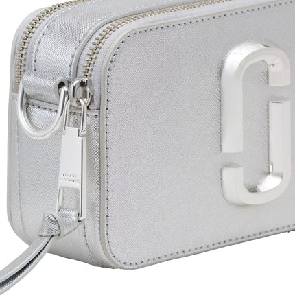 Marc Jacobs Women's The Metallic Snapshot Dtm Silver