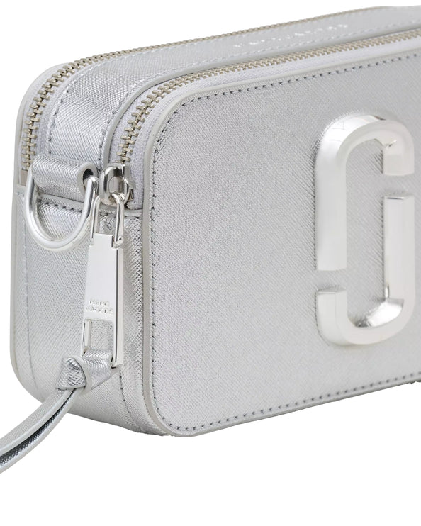 Marc Jacobs Women's The Metallic Snapshot Dtm Silver