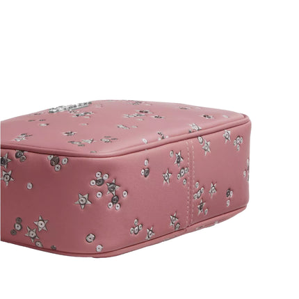 Coach Women's Mini Jamie Camera Bag With Star Print Pink/Silver