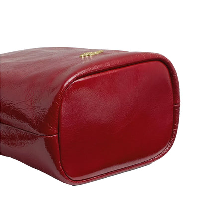 Coach Women's Faye Mini Drawstring Bag Gold/Dark Cardinal