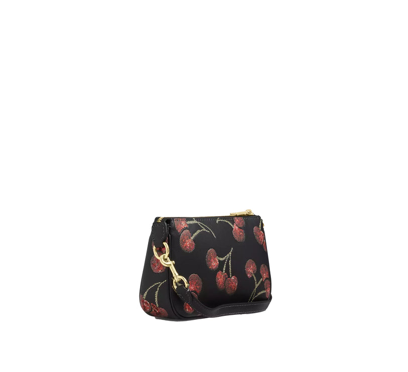 Coach Women's Nolita 19 With Cherry Print Gold/Black Multi