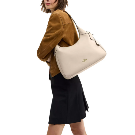 Coach Women's Ella Shoulder Bag Gold/Oat