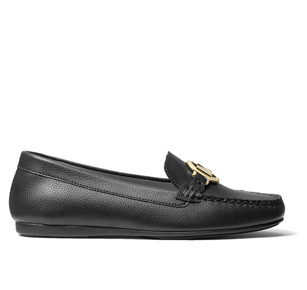 Michael Kors Women's Fulton Moccasin Black/Gold