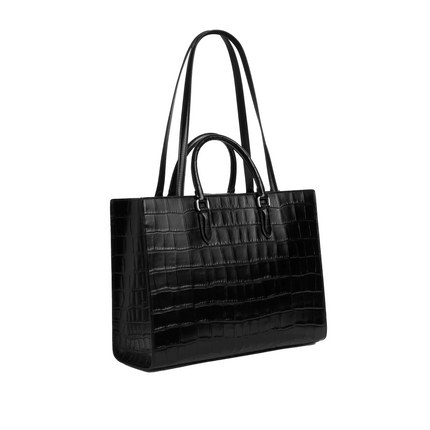 Coach Women's Maggie Tote Bag Silver/Black